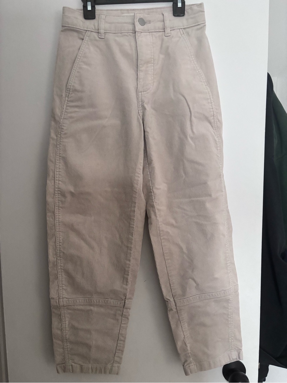 Everlane Women’s Light Beige Corduroy barrel Pants